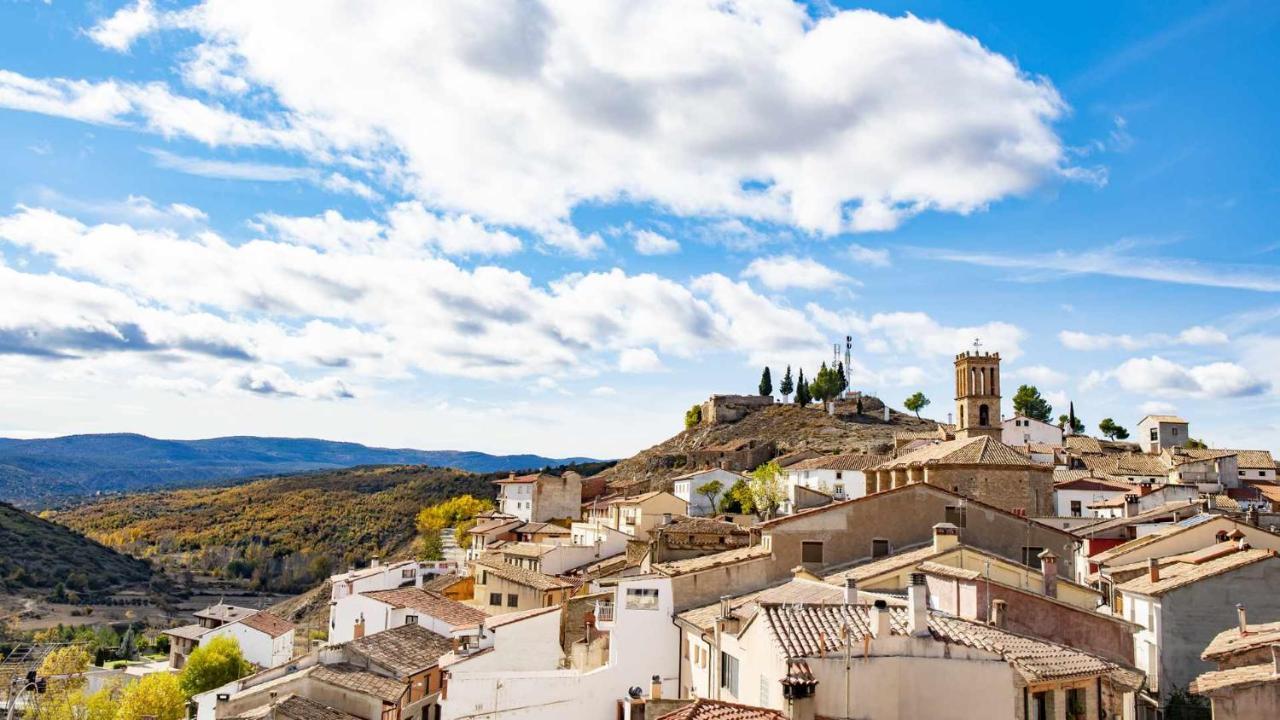 Atico Con Vistas En Albentosa La Torre Apartman Kültér fotó